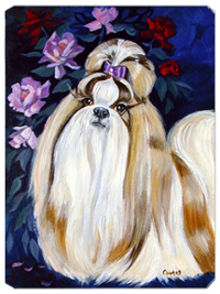 8 x 9.5 in. Shih Tzu Mouse Pad, Hot Pad Or Trivet