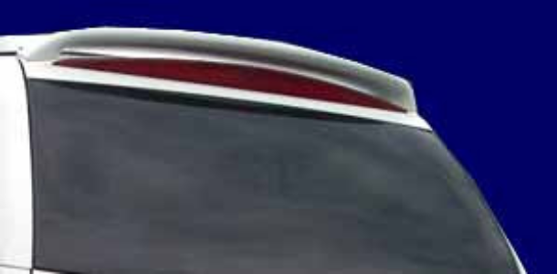 Picture of DAR Spoilers ABS-502p 2002-2004 Cadillac Escalade Roof No Light Spoiler- Painted