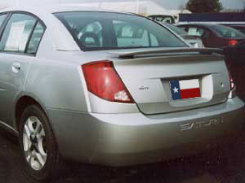 Picture of DAR Spoilers ABS-532p 2003-2008 Saturn Ion Factory Post No Light Spoiler- Painted