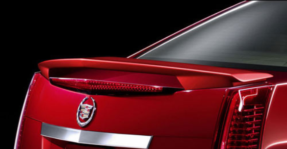 2008-2013 Cadillac CTS Sedan Factory Post No Light Spoiler, Painted