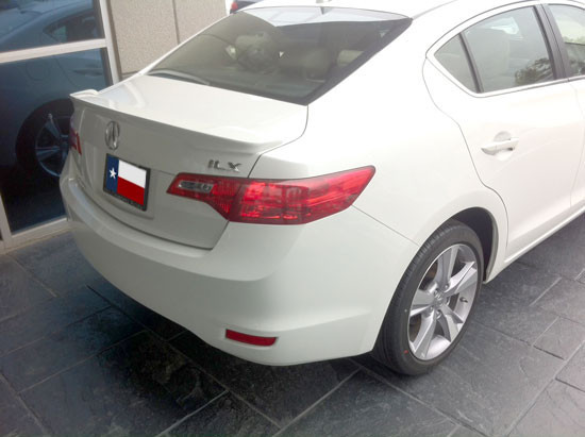 2013 And Up Acura ILX Factory Flush No Light Spoiler, Painted