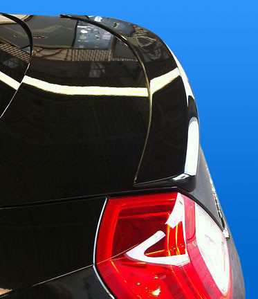 2013 And Up Lincoln MKS Flush No Light Spoiler, Painted