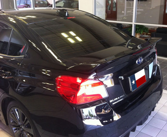 2015 And Up Subaru WRX Flush Lighted Spoiler, Painted