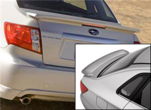 2008-2011 Subaru Impreza Factory Flush Lighted Spoiler, Painted