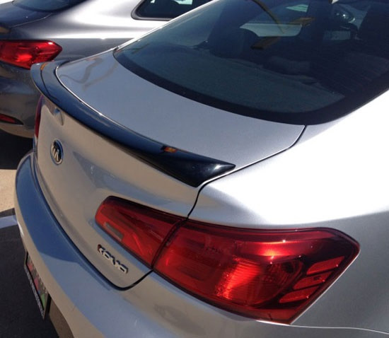 2014 And Up KIA Forte Koup Lip No Light Spoiler- Painted