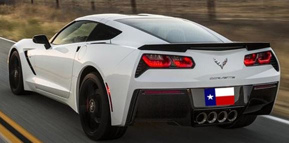 2014 And Up Chevrolet Corvette Factory Flush No Light Spoiler- Painted