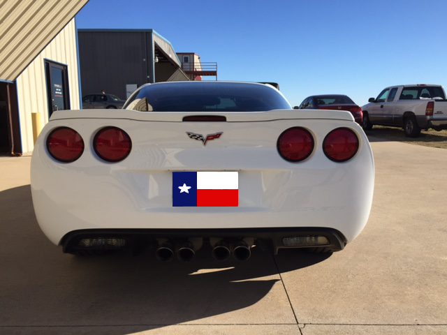 2005-2013 Chevrolet Corvette Factory Flush Lighted Spoiler, Painted