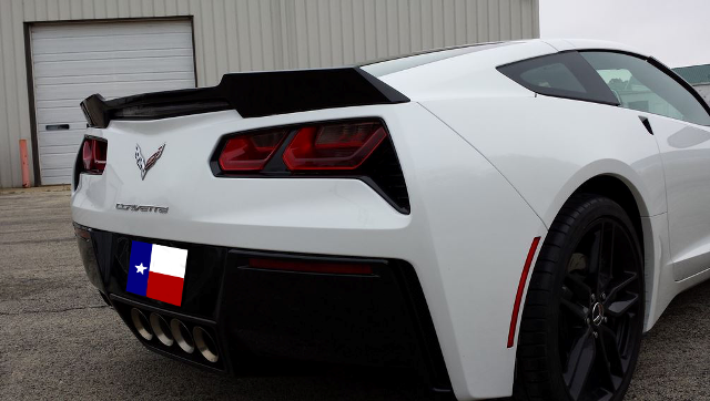 2014 And Up Chevrolet Corvette Wicker Build Flush Spoiler, Painted