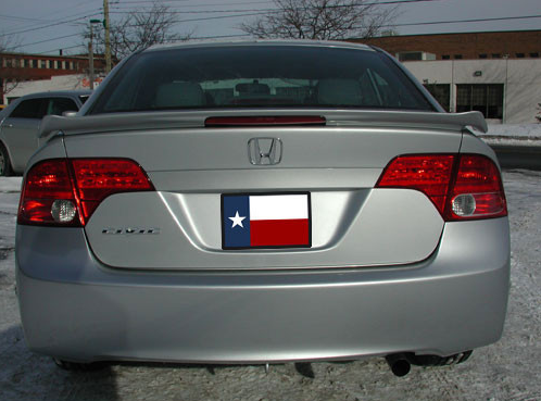 2006-2011 Honda Civic SI Factory Flush Lighted Spoiler- Painted