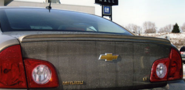 2008-2012 Chevrolet Malibu Lip No Light Spoiler- Painted