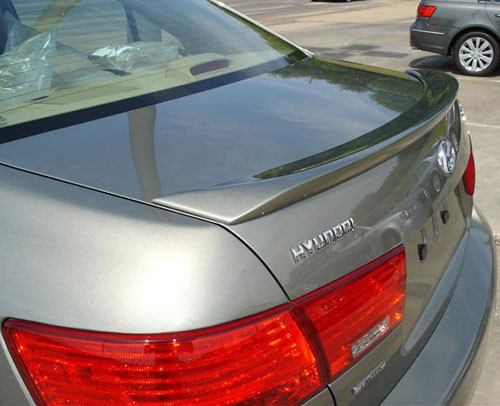 ABS-733p 2007-2010 Hyundai Sonata Lip No Light Spoiler- Painted