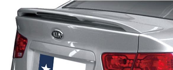 2010-2013 KIA Forte Sedan Factory Post Clear Light Spoiler- Painted