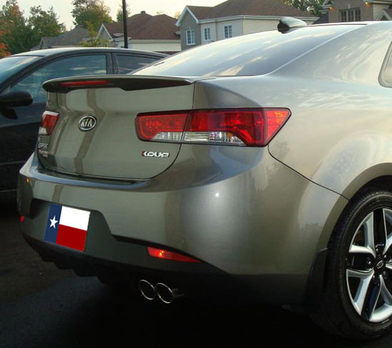 2010-2013 KIA Forte Koup-R Factory Flush Lighted Spoiler- Painted