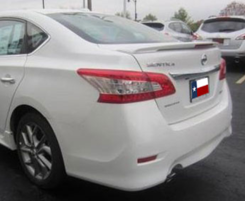 ABS-768p 2013 And Up Nissan Sentra Factory Flush Lighted Spoiler- Painted