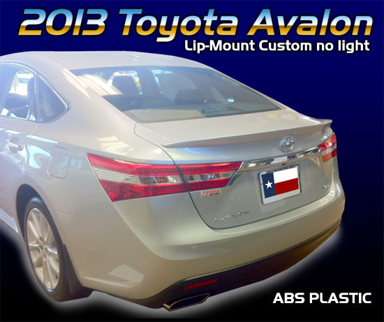 ABS-772p 2013 And Up Toyota Avalon Lip No Light Spoiler- Painted