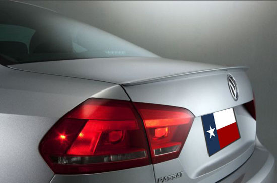 2012 And Up Volkswagen Passat Factory Lip No Light Spoiler, Painted