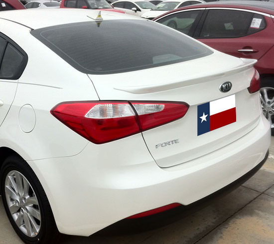 2014 And Up KIA Forte Sedan Flush No Light Spoiler- Painted