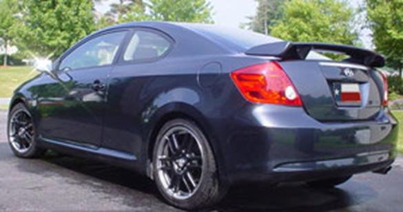 2005-2010 Scion TC Factory Post No Light Spoiler, Painted