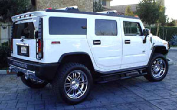 2003-2010 General Motors Hummer H2 Roof No Light Spoiler, Painted