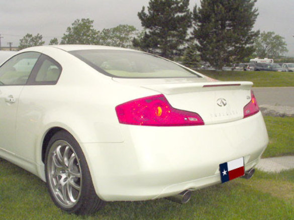 2003-2007 Infiniti G35 Coupe Factory Flush Lighted Spoiler, Painted