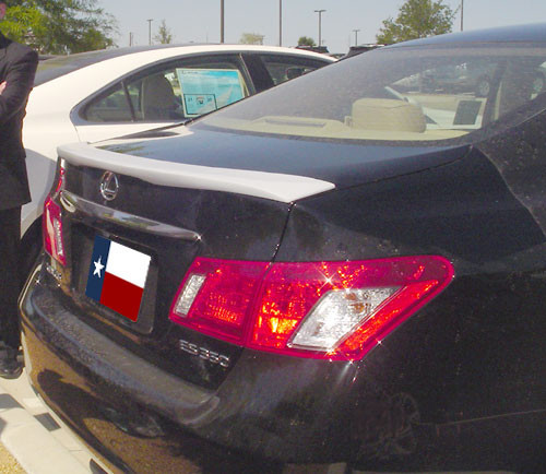 2007-2012 Lexus ES Lip No Light Spoiler- Painted