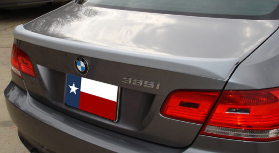 2007-2013 BMW 3 Series 2DR Lip No Light Spoiler- Painted