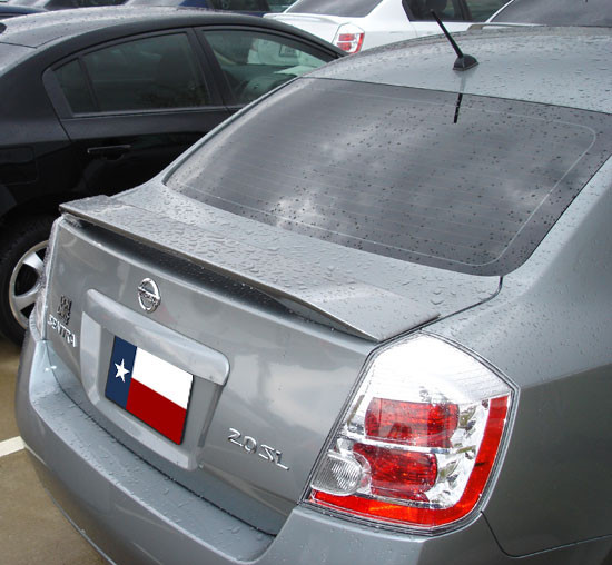 FG-067p 2007-2012 Nissan Sentra Post No Light Spoiler- Painted