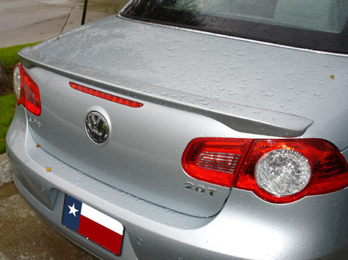 2007 And Up Volkswagen EOS Post No Light Spoiler, Painted