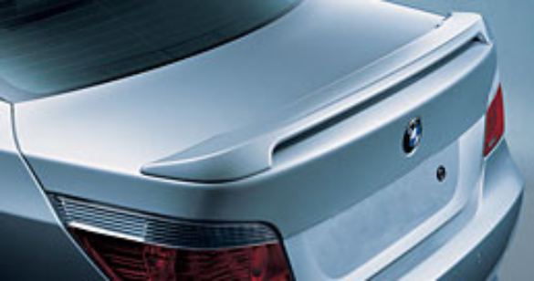 2004-2010 BMW 5-Series Factory Post No Light Spoiler, Painted