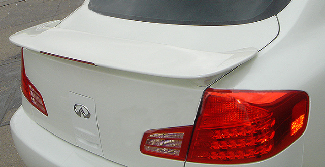 2003-2006 Infiniti G35 Sedan Factory Post Lighted Spoiler, Painted