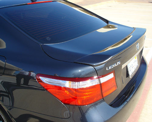 2007-2012 Lexus LS460 Large Lip No Light Spoiler- Painted