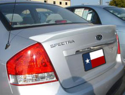 2007-2009 KIA Spectra Factory Lip No Light Spoiler- Painted