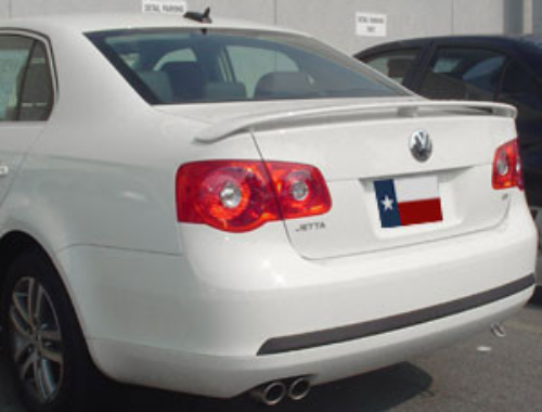 2005.5-2010 Volkswagen Jetta Factory 3 Post No Light Spoiler- Painted