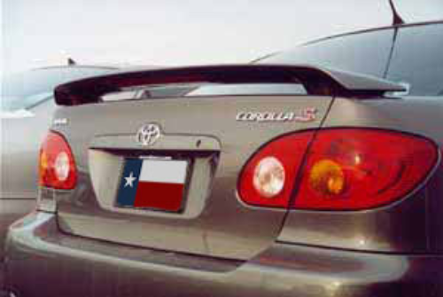 FG-131p 2003-2008 Toyota Corolla Factory Post Lighted Spoiler- Painted