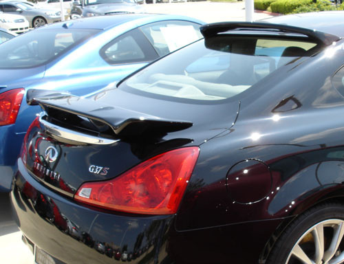 2008 And Up Infiniti G37 Coupe Post No Light Spoiler, Painted