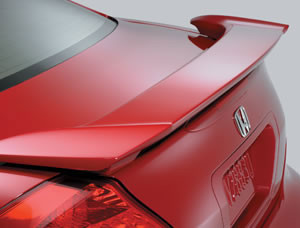 2006-2007 Honda Accord 2DR Factory Post No Light Spoiler- Painted