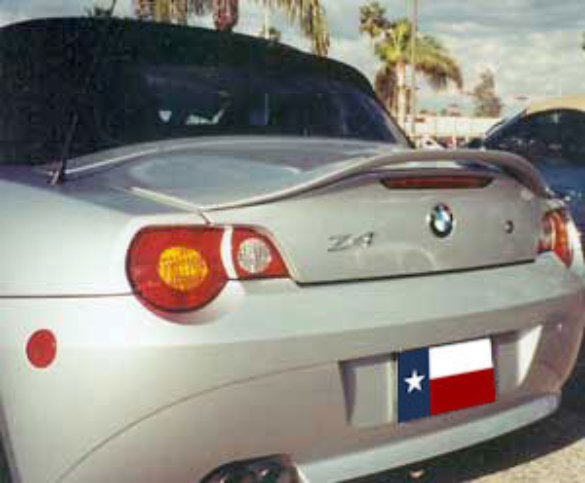 2003-2008 BMW Z4 Factory Post No Light Spoiler- Painted