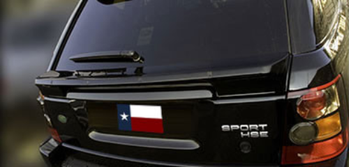 FG-179p 2005-2013 Land Rover Range Rover Sport Flush No Light Spoiler- Painted