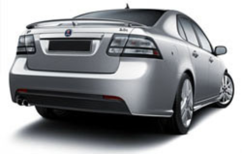 2008 And Up Saab 9.3 Factory 3Post No Light Spoiler - Painted