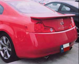 2003-2007 Infiniti G35 Coupe Factory Flush Lighted Spoiler- Painted