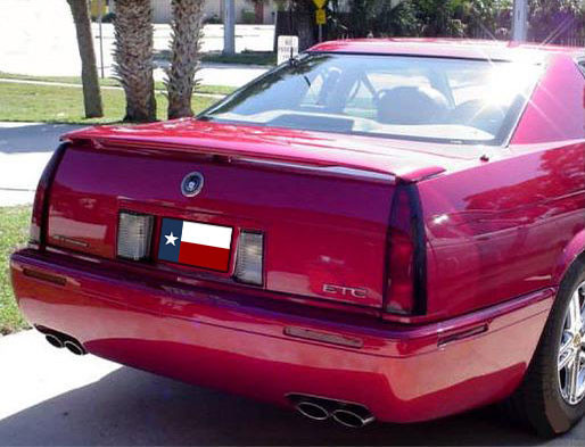 1992-2002 Cadillac EL Dorado Post Lighted Spoiler, Painted