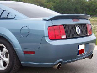 2005-2009 Ford Mustang GT500 Factory Flush No Light Spoiler, Painted