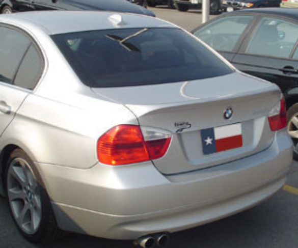 2006-2011 BMW 3-Series 4DR Factory Lip No Light Spoiler- Painted