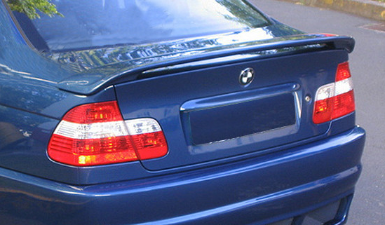 2000-2006 BMW 3-Series 2DR Factory Post No Light Spoiler, Painted