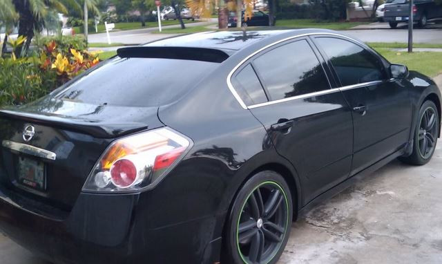 FG-233p 2007 And Up Nissan Altima Coupe Window No Light Spoiler- Painted