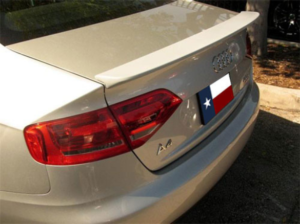 2009 And Up Audi A4 Factory Lip No Light Spoiler, Painted