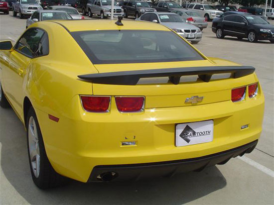 FG-252p 2010-2013 Chevrolet Camaro Sawtooth Post No Light Spoiler
