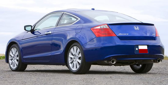 2008-2012 Honda Accord 2DR Factory Lip No Light Spoiler- Painted