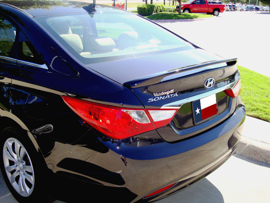 FG-264p 2011 And Up Hyundai Sonata Post No Light Spoiler- Painted