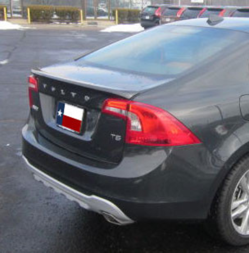 2011 And Up Volvo S60 Factory Lip No Light Spoiler, Painted